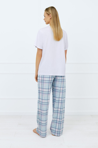 Glamour Дамски панталони за пижама Италианска мода - принт