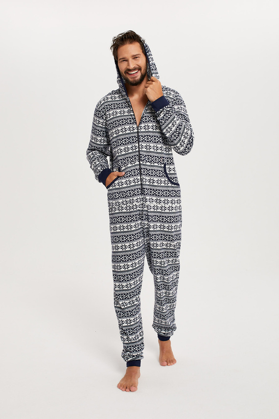 Мъжки гащеризон Alaska Италианска мода - тъмносин