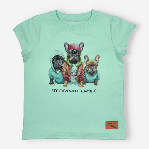 KAR-2002/PIS Момчешка тениска в цвят шам фъстък Lagarto Verde