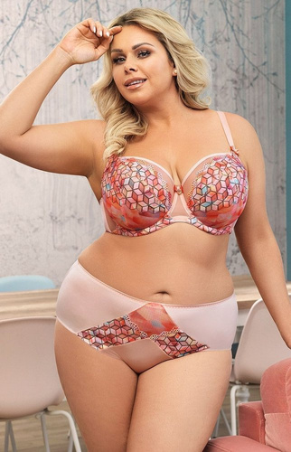 K 558 Rainbow мек сутиен Gorsenia - праскова