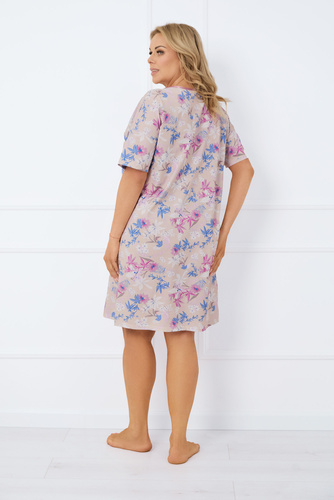 Дамска риза с къс ръкав Genua Италианска мода - принт 