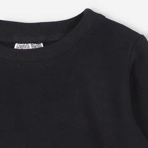 KAR-1013/CZA Момчешка блуза с дълъг ръкав Lagarto Verde, черна