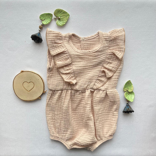 RA50215 Муселин гащеризон Mamatti - бежов