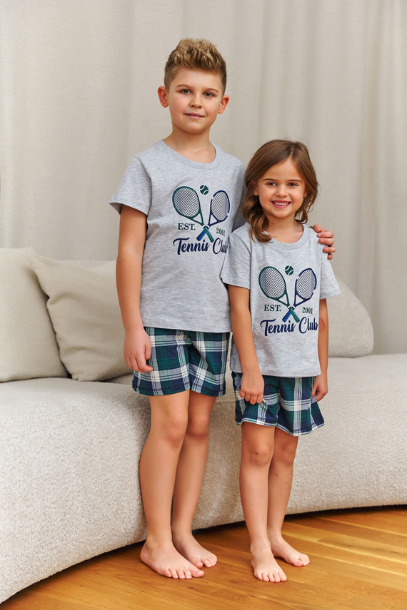 Детска пижама Doctor Nap 7402 Tennis памучна