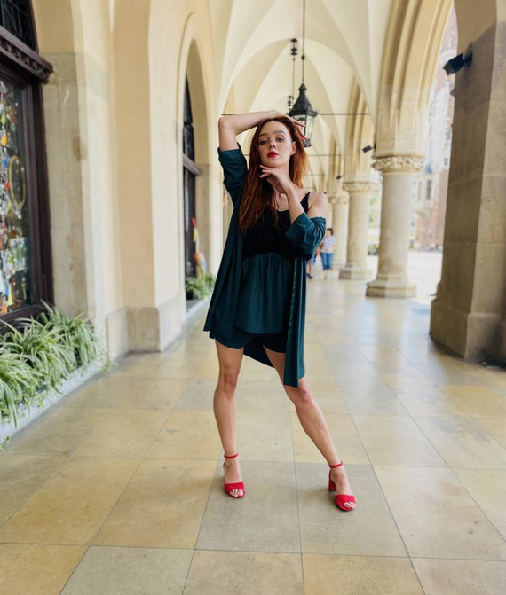 871 Visa Дамски халат Forex - зелена бутилка