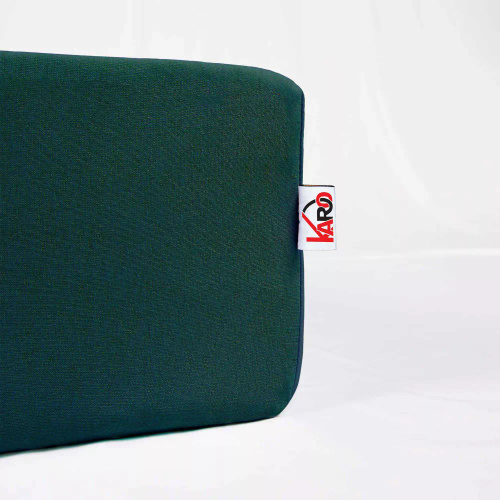 Втален чаршаф от трико Constance KARO - бутилково зелено 036