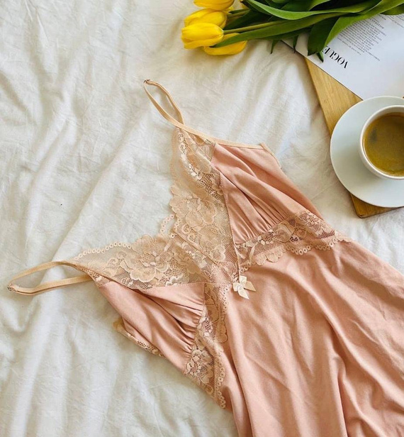 641 Дамска пижама Noela Forex - бежова