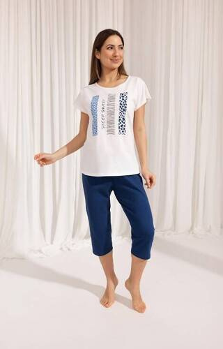 701 Дамска пижама Regina - тъмносиня