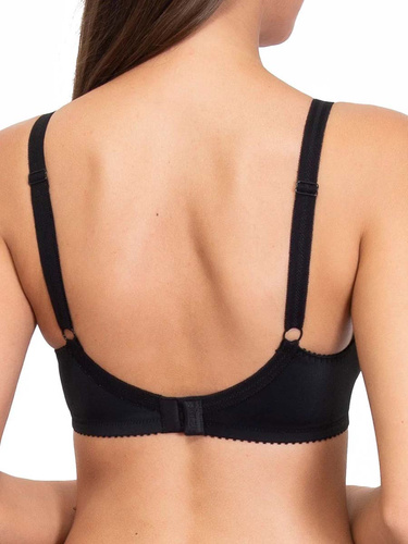 Donna 1962 Мек сутиен с банели от микрофибър, памук, черен