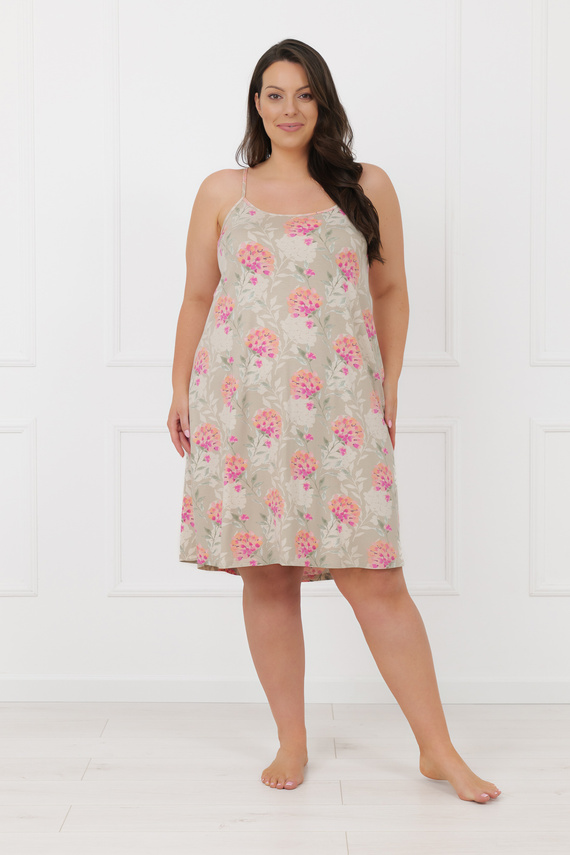 Нощница HARMONIA Italian Fashion тънки презрамки вискоза лято