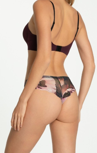Julimex Velvet Bloom Tanga Brasil слипове – бразилски слипове с флорален мотив