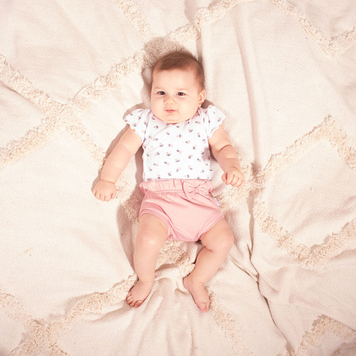 Блумерси Nicol 220087 2-пак бебе памук Oeko-Tex розови цветя