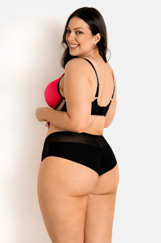 19232 Funny Full panties Milano black-fluo – удобни, стилни, гъвкави