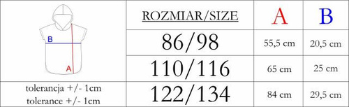 Детско пончо Nicol 224391 муселин 100% памук с качулка - розово