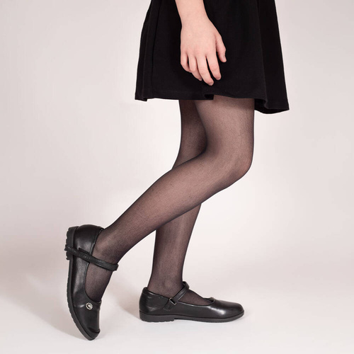 141701 Гладък чорапогащник 20 den Nicol - черен