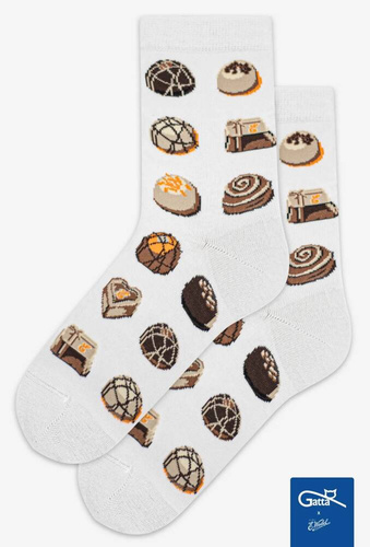 U04.WED Унисекс чорапи Wedel Gatta - bianco 01/01