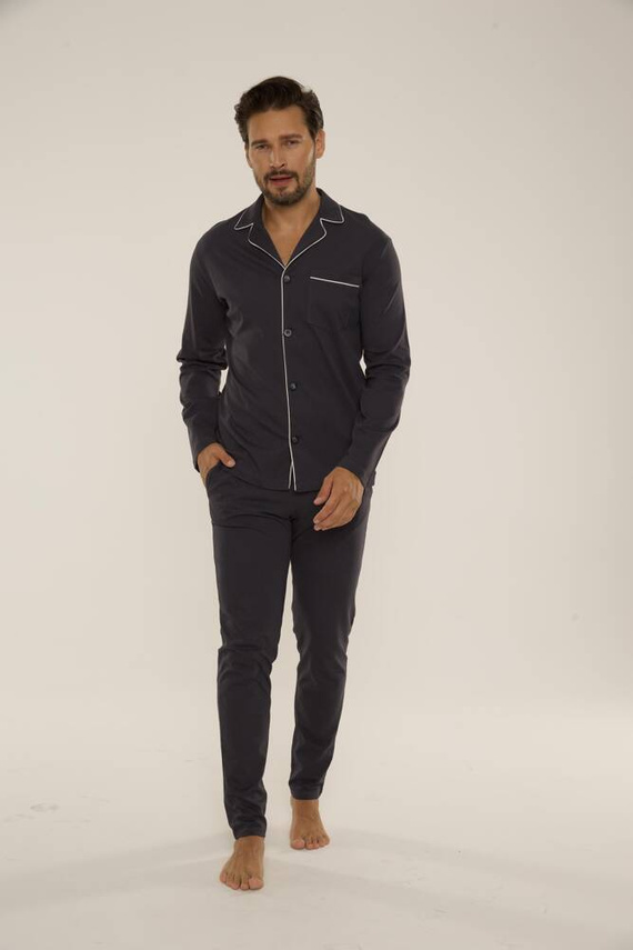 729 Norberto Мъжка пижама De Lafense - графит