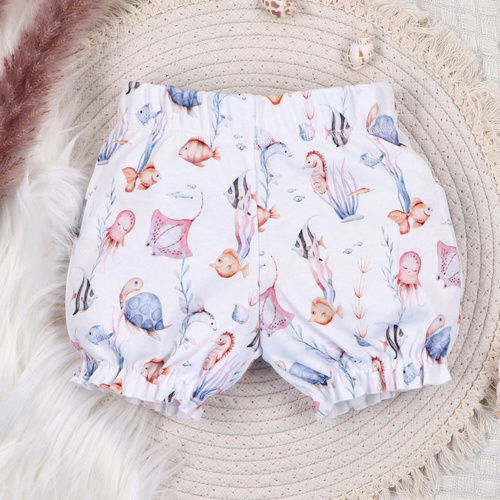 ABN-5489 Бебешки шорти Underwater World Nini – органичен памук, за момичета