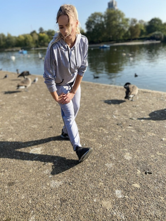 459 Nice Forex дамски спортен костюм - светъл меланж