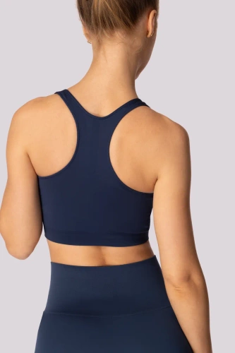 Горен спортен сутиен Mona base, тъмносин