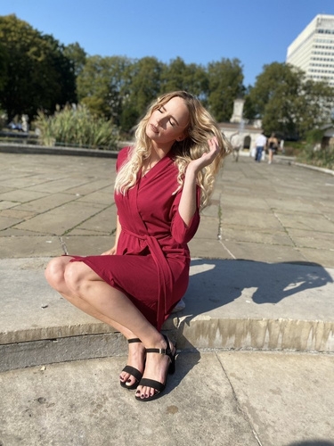 871 Visa Дамски халат Forex - бордо