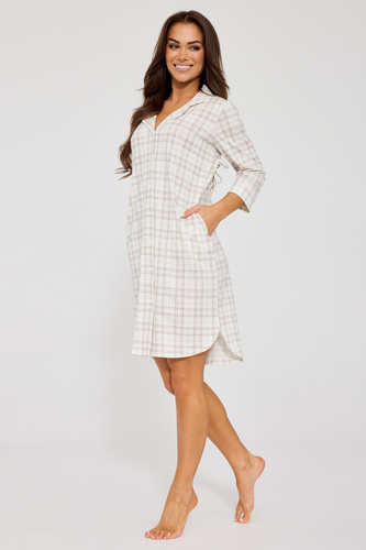 Нощница Cornette Holly 484/343 памук 3/4 ръкав комфорт