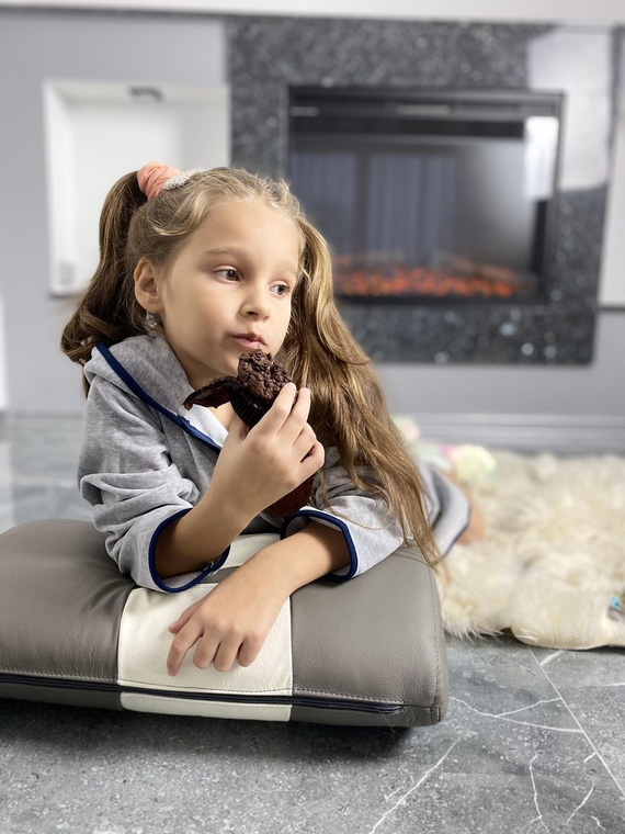 374 / 375 Детски халат Desiree - сив