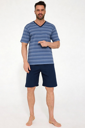 Cornette Various 330/51– мъжка памучна пижама с къси шорти