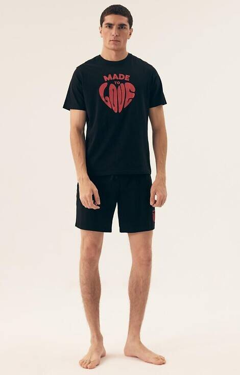 42777 Мъжка пижама Sierra Core Henderson - черна