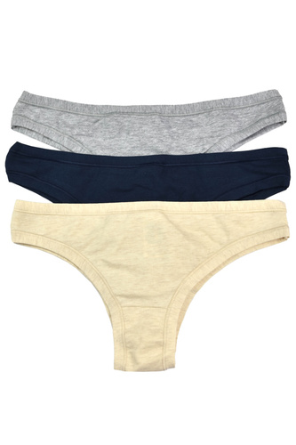 GD139-1H100 Бразилски бикини Cotonella 3 пакета – памук, чувствена кройка, ежедневен комфорт