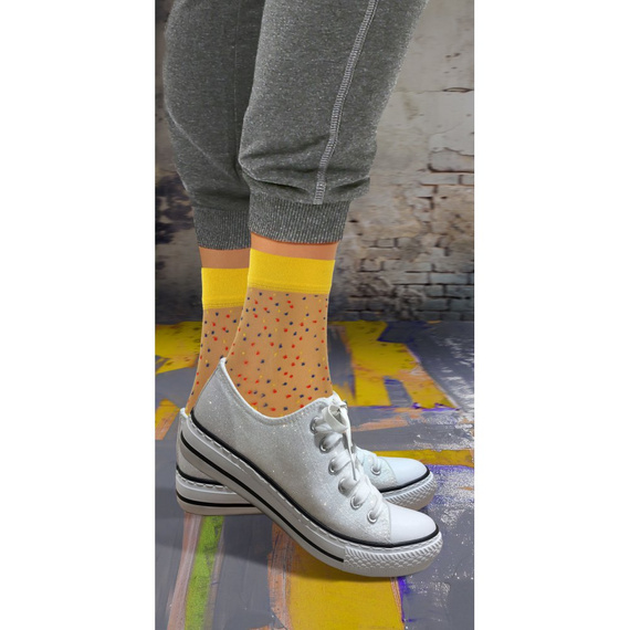 Дамски найлонови чорапи Sesto Senso, бежови