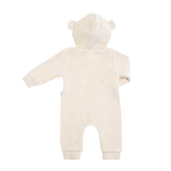 141293 Кадифено клоунче с подплата Никол - бежово