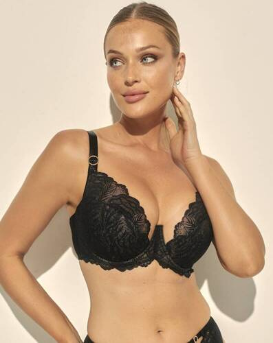 BC-1098 Сутиен с полуподплънки Big Luna Kinga - черен