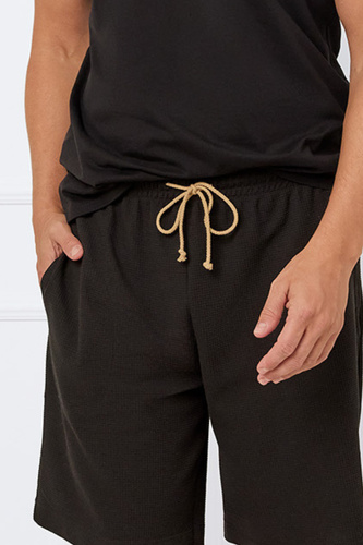 Bono Мъжки спортен комплект Италианска мода - черен 