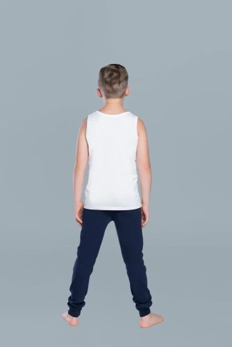 Джони панталони за момчета Италианска мода - тъмно синьо