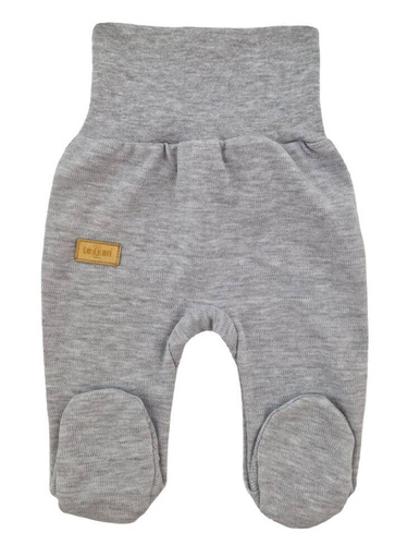 Памучен спален костюм "Lines" Terjan - сив