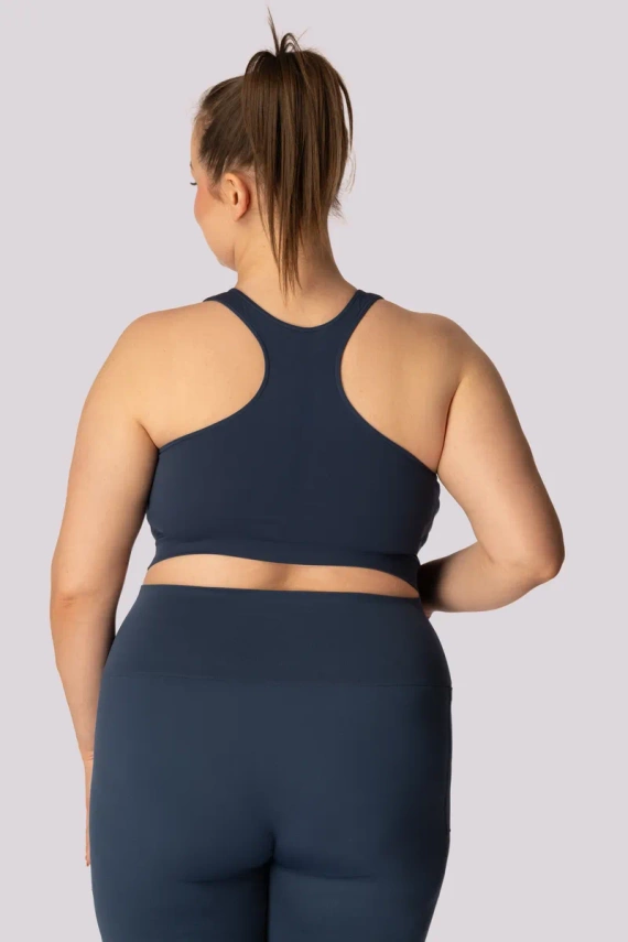 Горен спортен сутиен Mona base, тъмносин