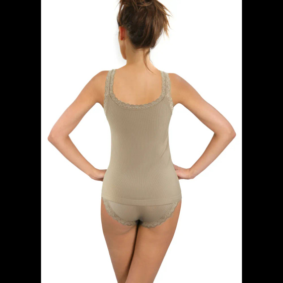 Дамски потник Sesto Senso 6109 с дантела безшевен еластичен sabia