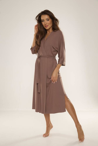 942 Visa Дълъг халат De Lafense - mocca