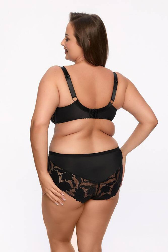 BSM 1134 Keto Gaia полуподплатен макси сутиен - черен