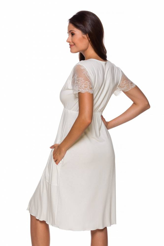 3145 Нощница за бременни и кърмачки Lupoline - екрю