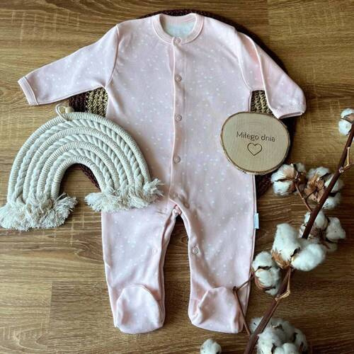 PA14040 Бебешки гащеризон Confetti Mamatti - розов