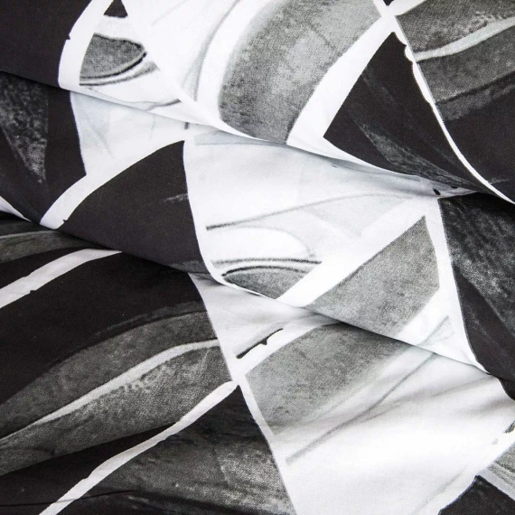 71480/1 Геометрично памучно спално бельо Cottonlove Darymex