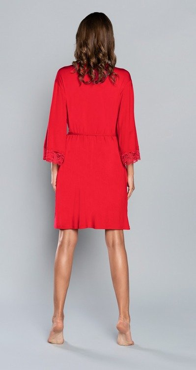 Халат Samaria Италианска мода 3/4 ръкав - червен 