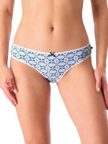 LPR 721 A'2 Дамски слипове 2 бр. Key коралово синьо