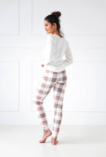 Joselyn Дамска пижама Sensis Interlock - кремава