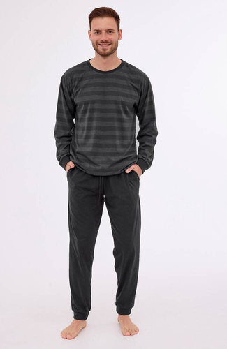 117/280 Свободна 15 Мъжка пижама Cornette, графит