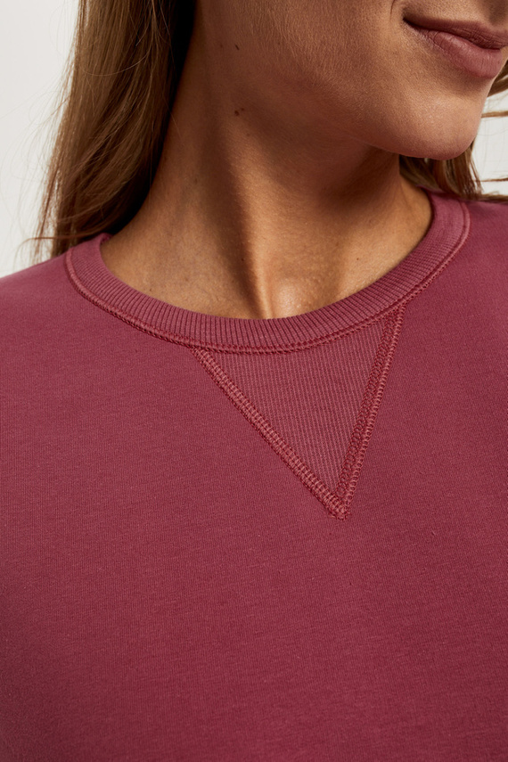 Дълъг комплект за жени Panama. ръкав, дължина. панталони Италианска мода - малина