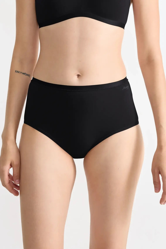 Go Daily Cotton Highwaist Дамски бикини Sloggi - черни