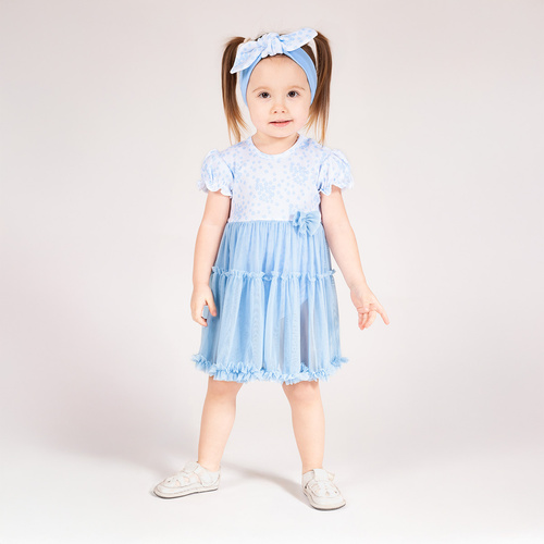 213159 Боди рокля "Нели" Никол - синьо